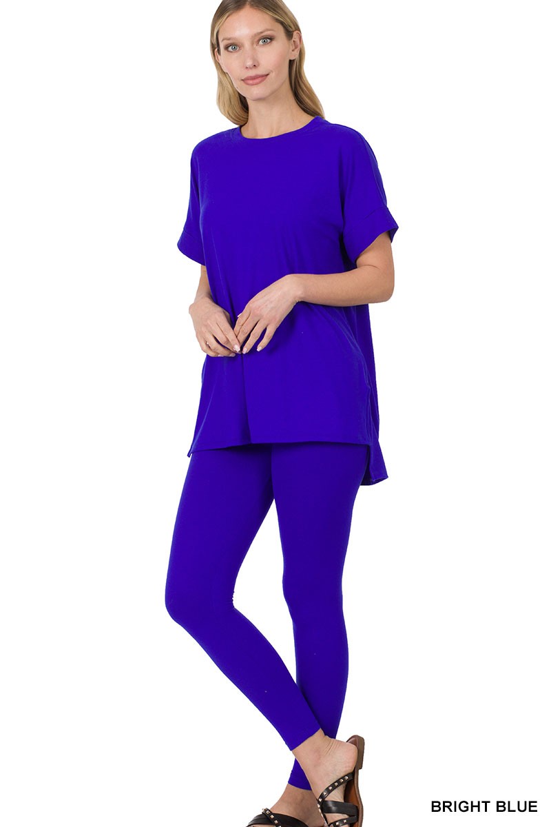 ROYAL BRUSHED MICROFIBER LOUNGEWEAR SET