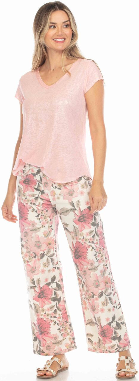 Floral Denim Pants (reversible)