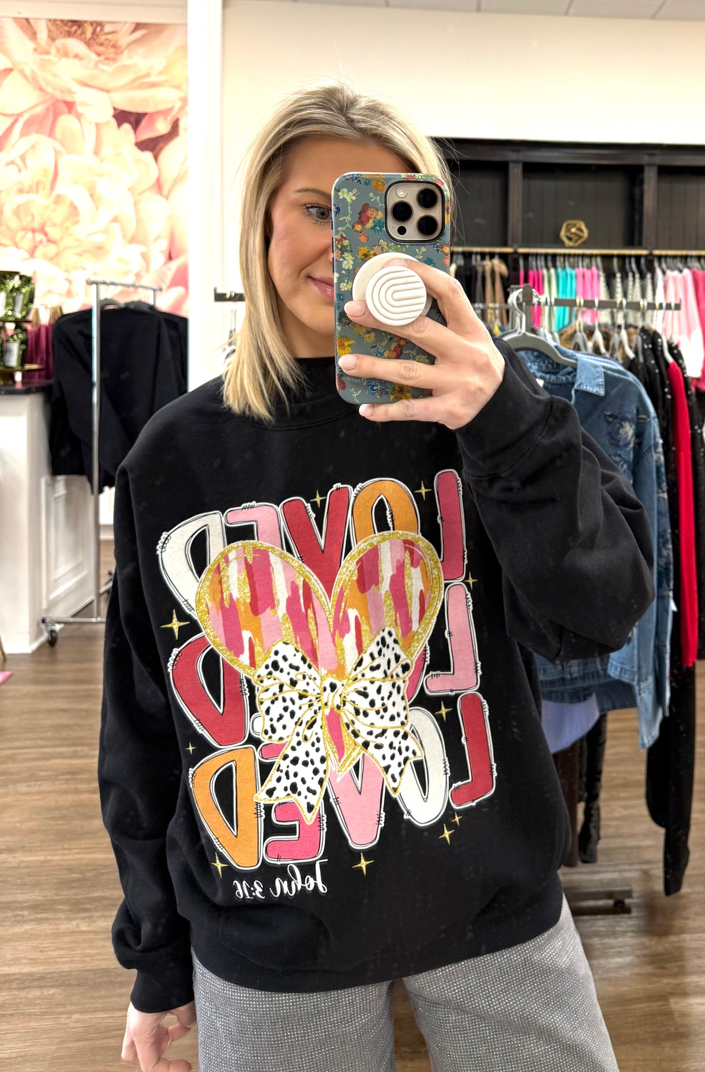 Valentines John 3:16 Sweatshirt