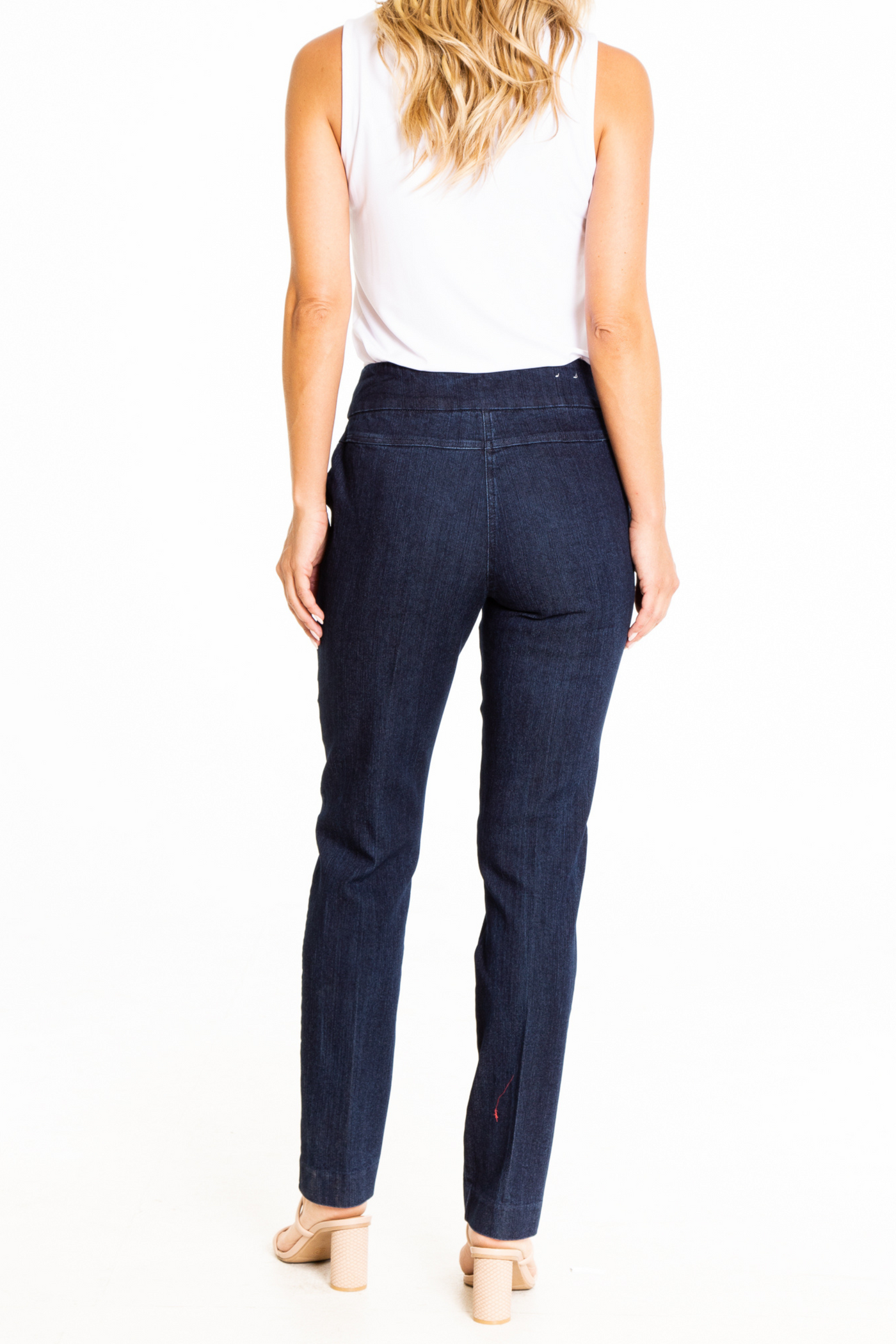 Thin Her Straight Leg Pants - Dark Denim