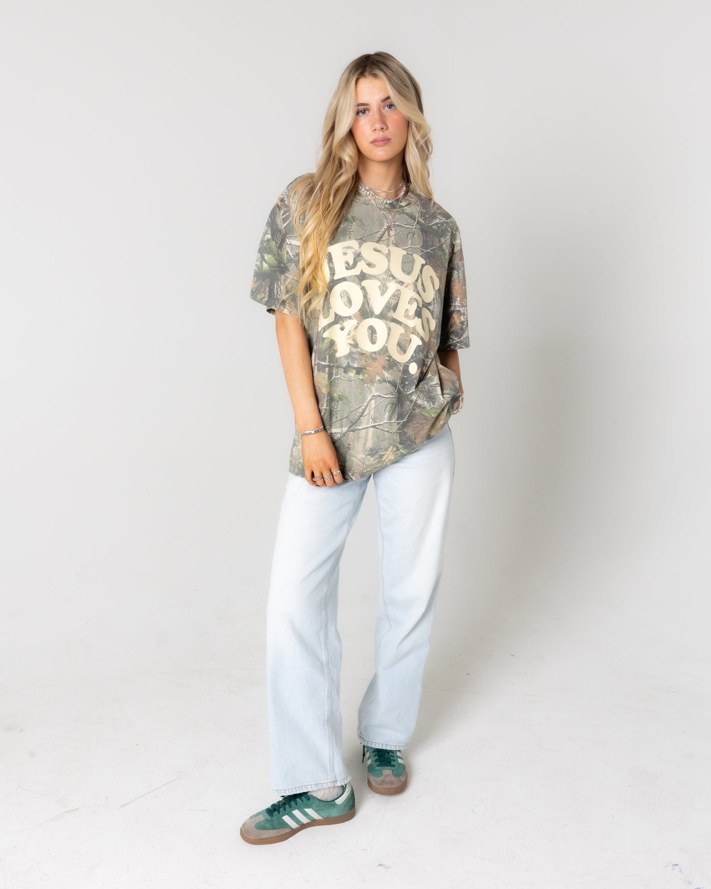 || Heavyweight Camo Tee || Oversized