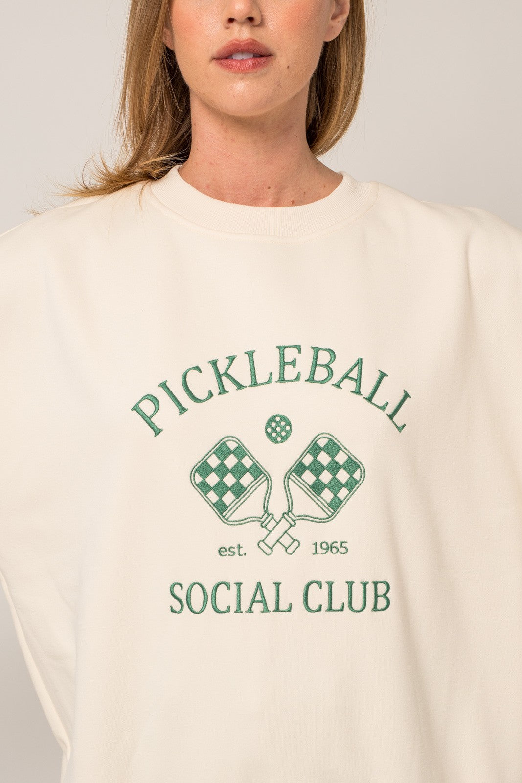 LONG SLEEVE PICKLEBALL SOCIAL CLUB SWEATSHIRT