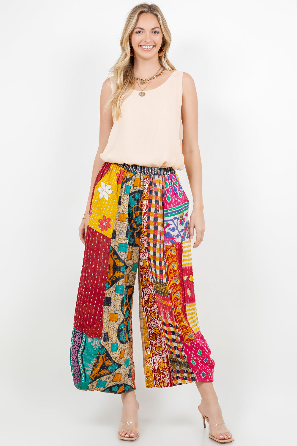 Patchwork Boho Multi Pants