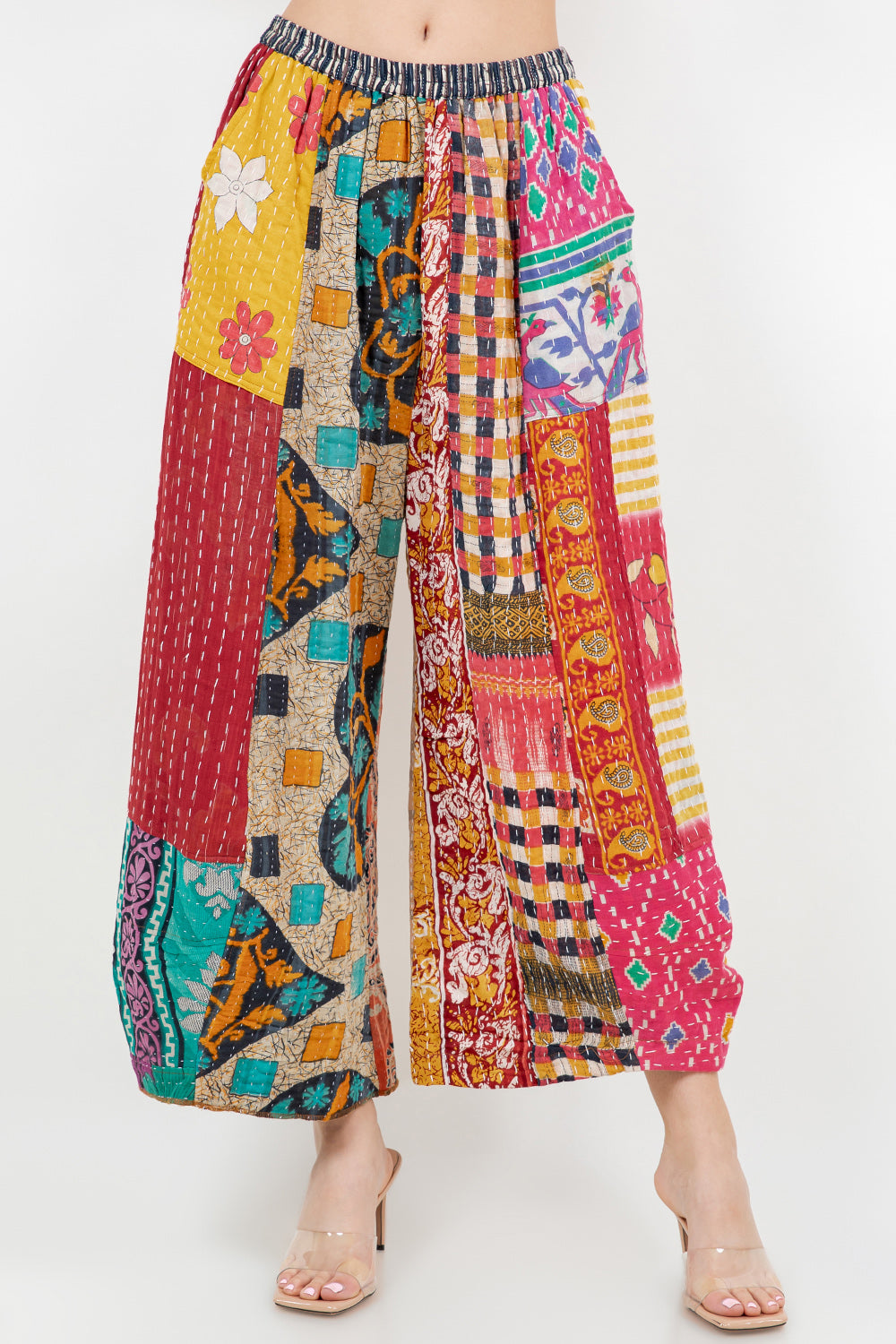 Patchwork Boho Multi Pants