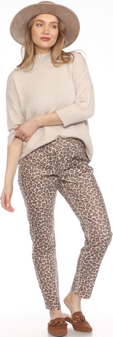 Leopard/Khaki Reversible Pants