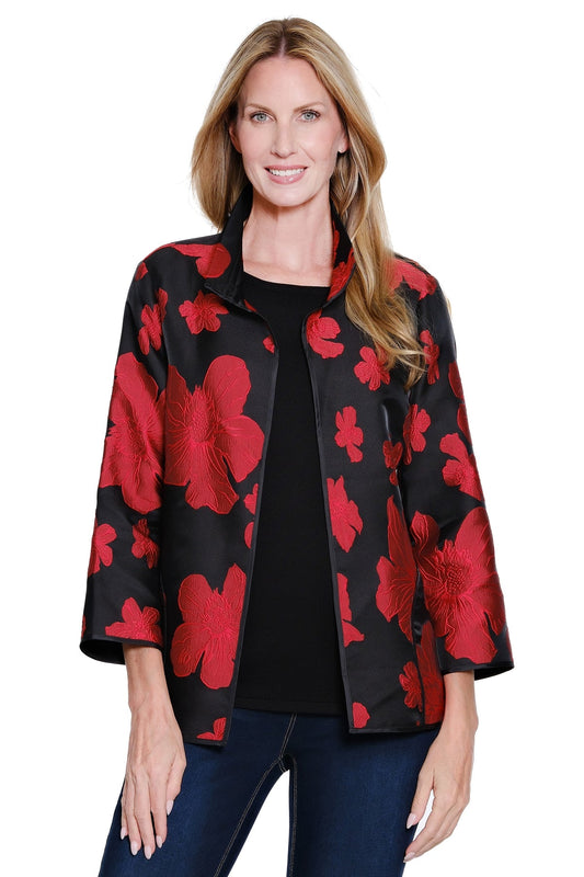 Woven Jacquard Jacket - Floral Multi