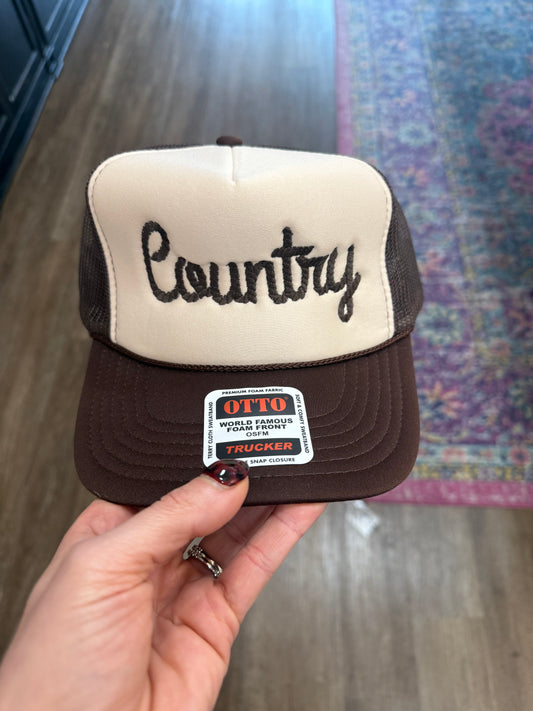 Country Stitch Trucker Hat