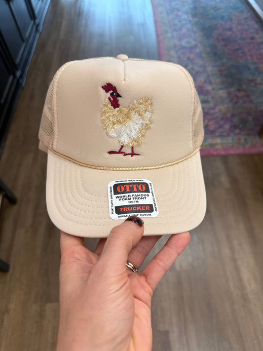 Fuzzy Chicken Trucker Hat