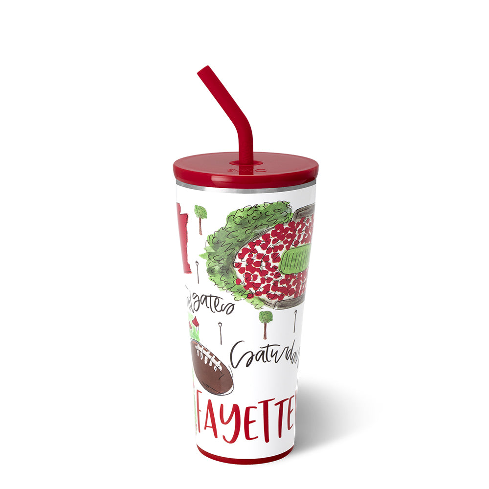 Saturdays in Fayetteville Straw Tumbler (32oz)