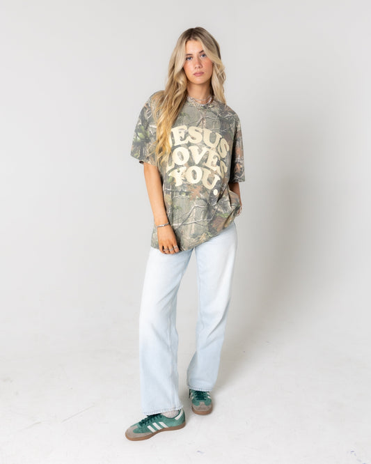 || Heavyweight Camo Tee || Oversized