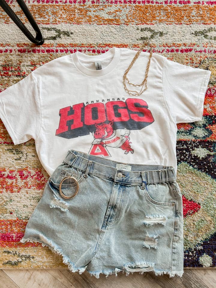 Vintage Hog Graphic TEE-SHIRT