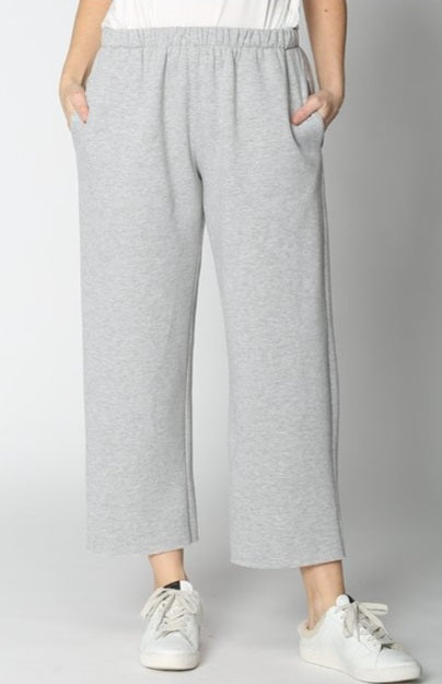 Stella Heather Grey Fleece Straight Leg Pants